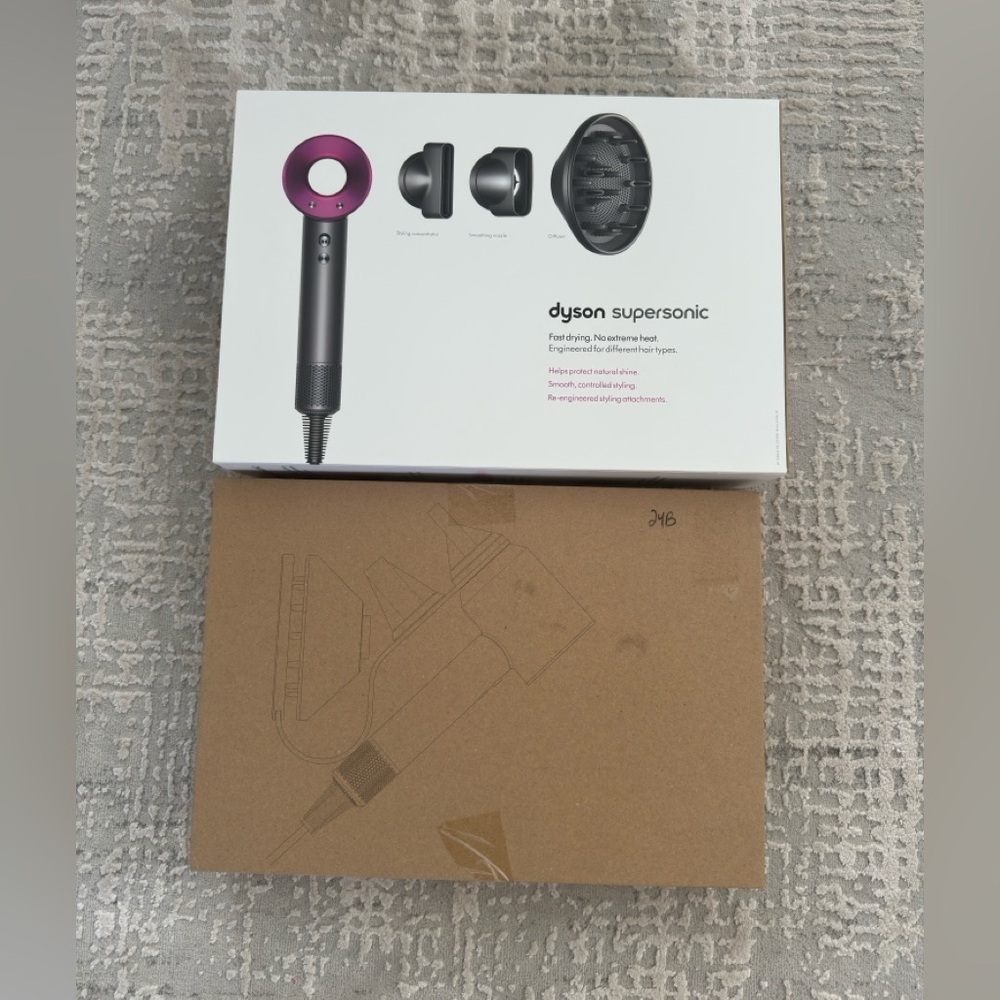Dyson Supersonic Hair Dryer with stand and case